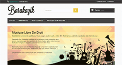 Desktop Screenshot of barakazik.fr