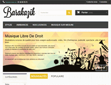 Tablet Screenshot of barakazik.fr